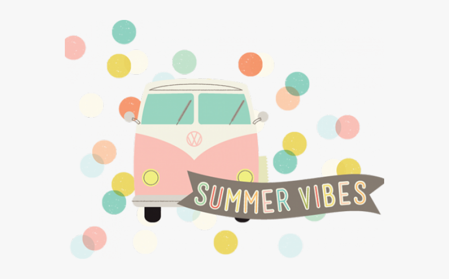 Summer Clipart Simple - Compact Van, Transparent Clipart