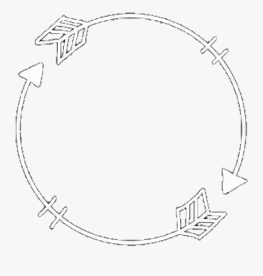 Transparent Arrow Circle Clipart - Transparent Png Frame Aesthetic, Transparent Clipart