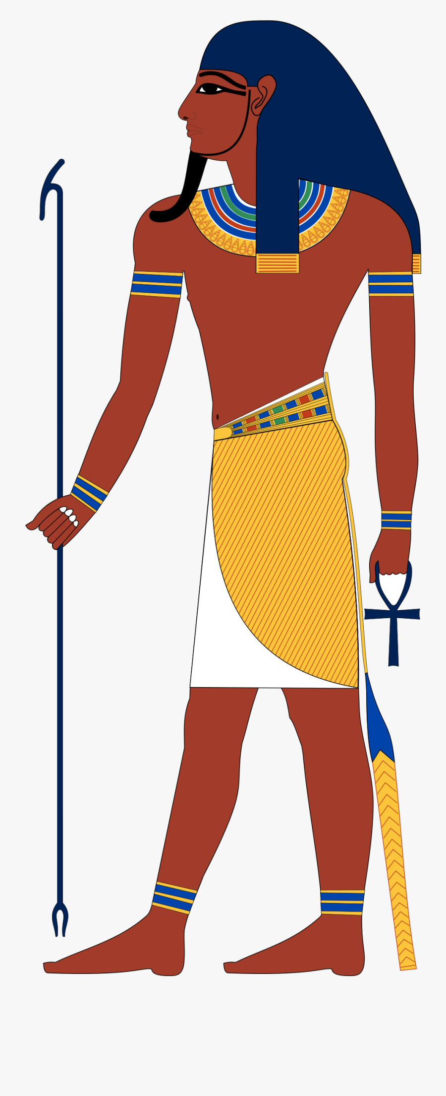 Ancient Egypt God Atum - Atum Egyptian God, Transparent Clipart