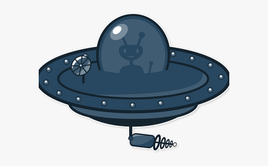 Ufo Clipart Blank Background - Ufo Mit Alien Clipart, Transparent Clipart