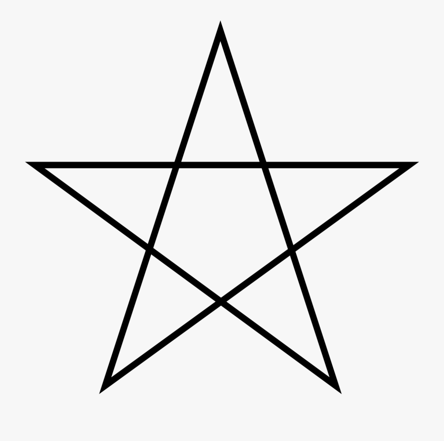 5 Point Star Png - Star Pentagon, Transparent Clipart