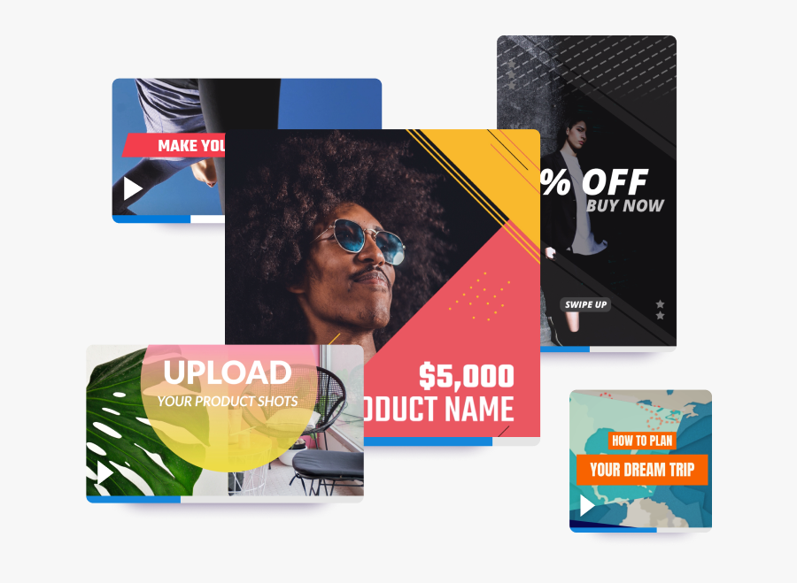 Slideshow Video Makers - Ads Instagram Stories Examples, Transparent Clipart