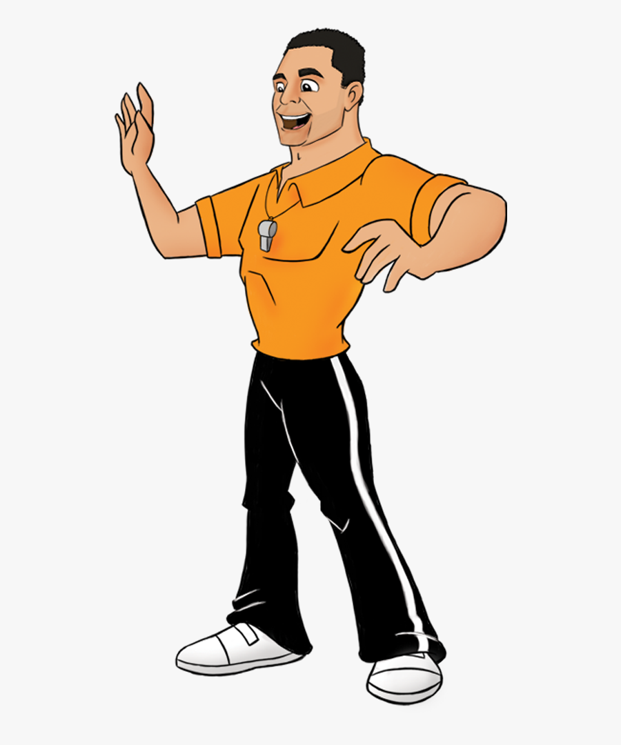 Collection Of Soccer - Football Coach Cartoon , Free Transparent ...