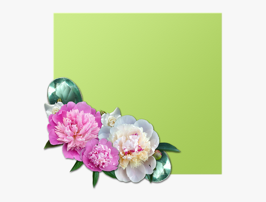 Cluster, Peony, Roses, Gems - Free Peonies And Roses Floral Design, Transparent Clipart