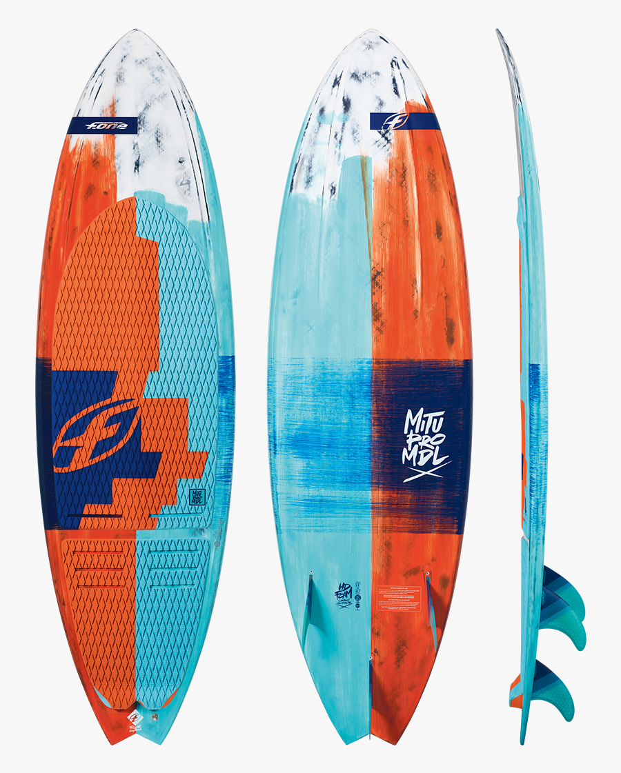 Transparent Surfboard Ground - F One Mitu Pro Model Carbon 2018, Transparent Clipart