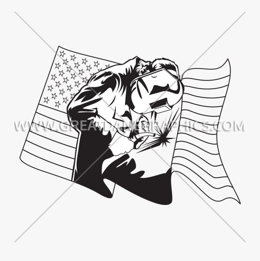 American Production Ready Artwork - Illustration, Transparent Clipart