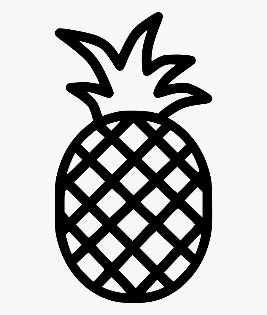 Pineapple Tropical - Korean Pattern Vector Free, Transparent Clipart