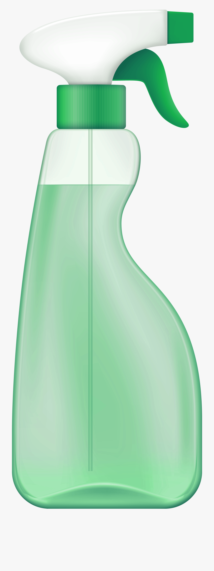 Green Spray Cleaner Png Clip Art - Floor, Transparent Clipart
