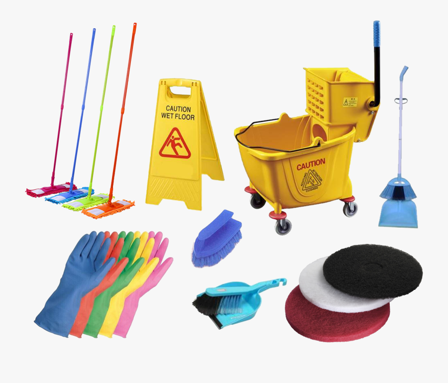 Carpet Cleaning Cleaner Mop - Single Wringer Bucket Side Press, Transparent Clipart
