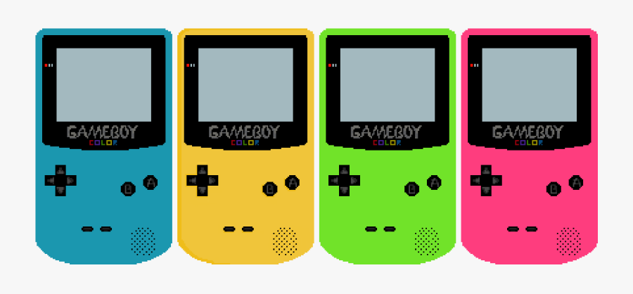 Gameboy Color Png - Gameboy Color Pixel Art, Transparent Clipart