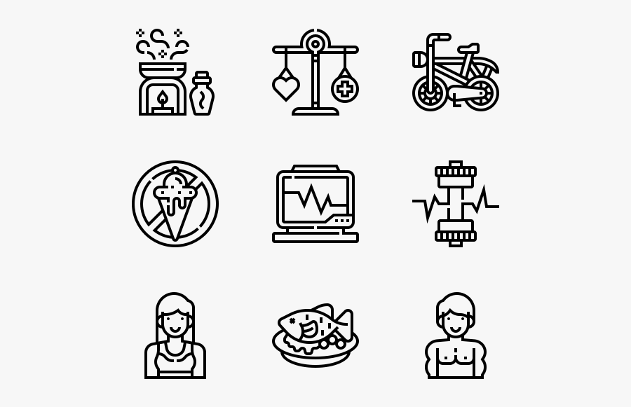 Healthy Life - Manufacturing Icon, Transparent Clipart
