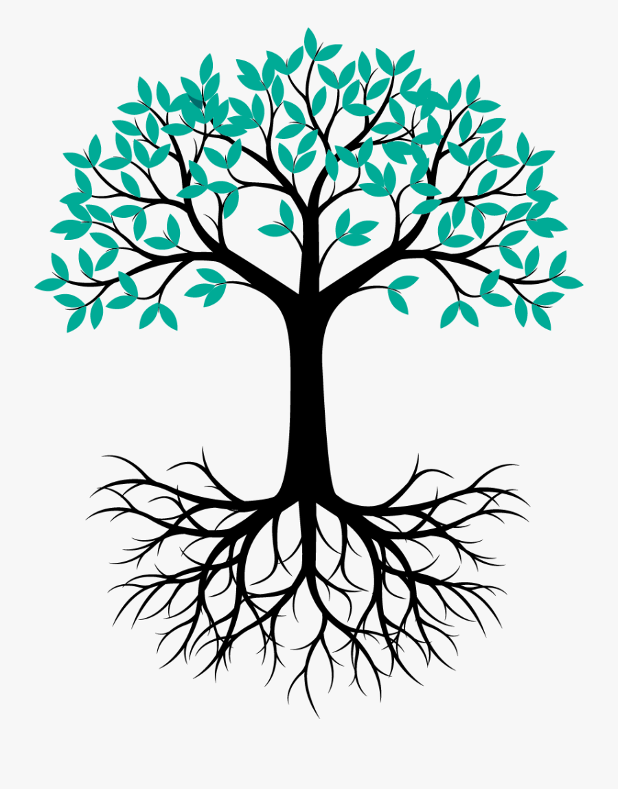 Tree With Roots Vector , Free Transparent Clipart - ClipartKey