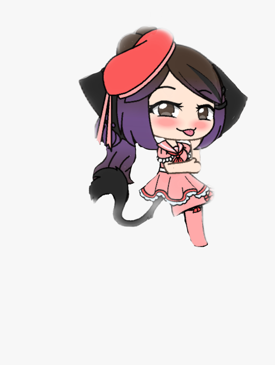 Rawr - Gacha Girl Sitting And Crying, Transparent Clipart