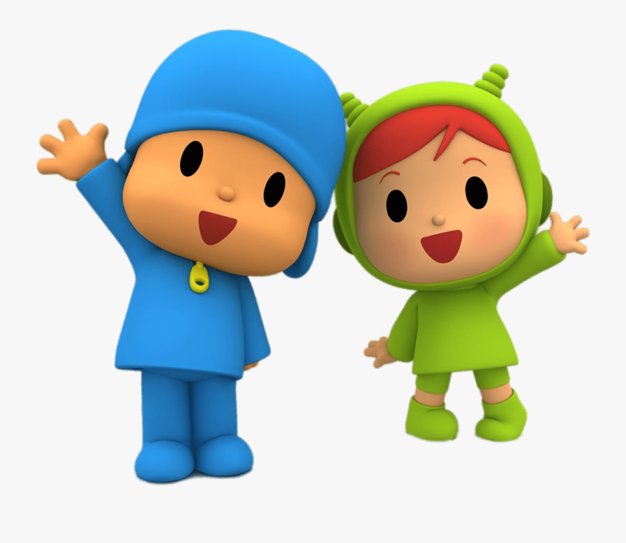 Cartoon,animated Art,smile - Imagenes De Pocoyo Y Nina, Transparent Clipart