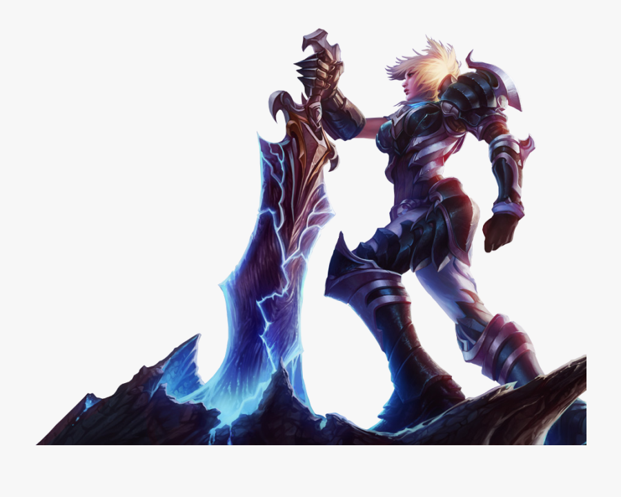 Clipart Black And White Stock Here Are Most Champions - League Of Legends Hd Riven Png, Transparent Clipart