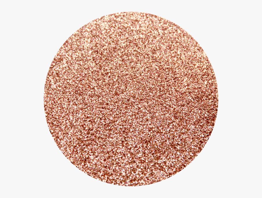 72 Pink Champagne - Rose Gold Glitter Circle, Transparent Clipart
