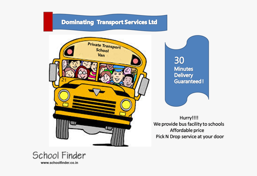 How Safe Is It To Send Your Child By Private Auto-van - School Bus Driver End Of Year Gifts, Transparent Clipart
