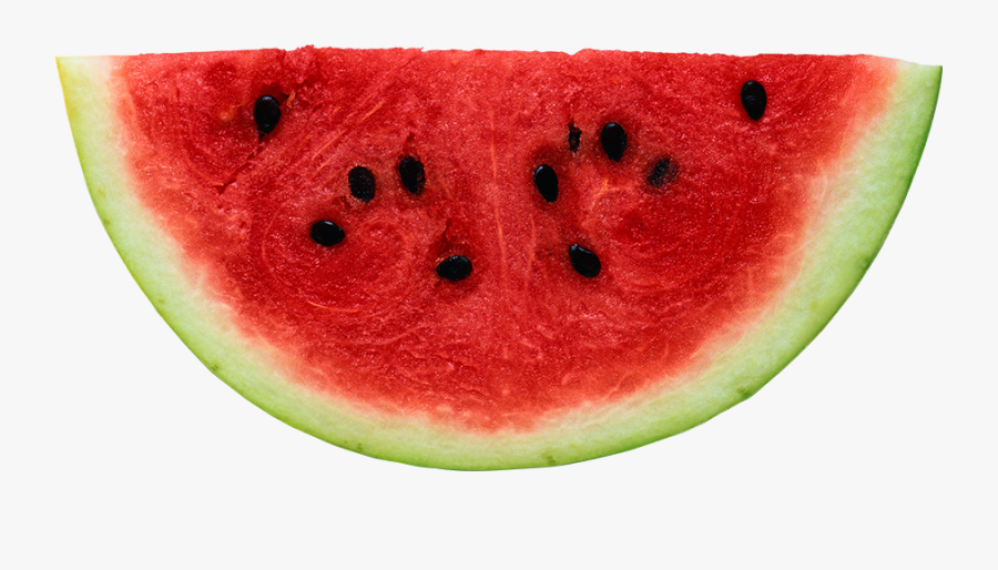 Water Melon Picture - Watermelon Slice With Seeds, Transparent Clipart