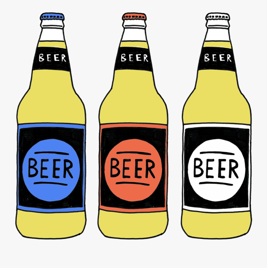 Beer Clipart Bottle Transparent Png - Clip Art Beer Bottle Cartoon, Transparent Clipart
