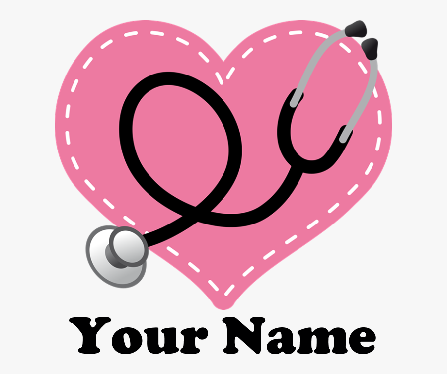 Pink Nurse Practitioner Logo, Transparent Clipart