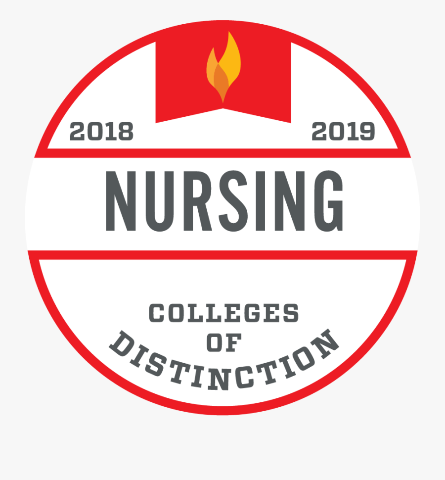 Colleges Of Distinction Nursing 2018-2019 - College Of Distinction Nursing, Transparent Clipart