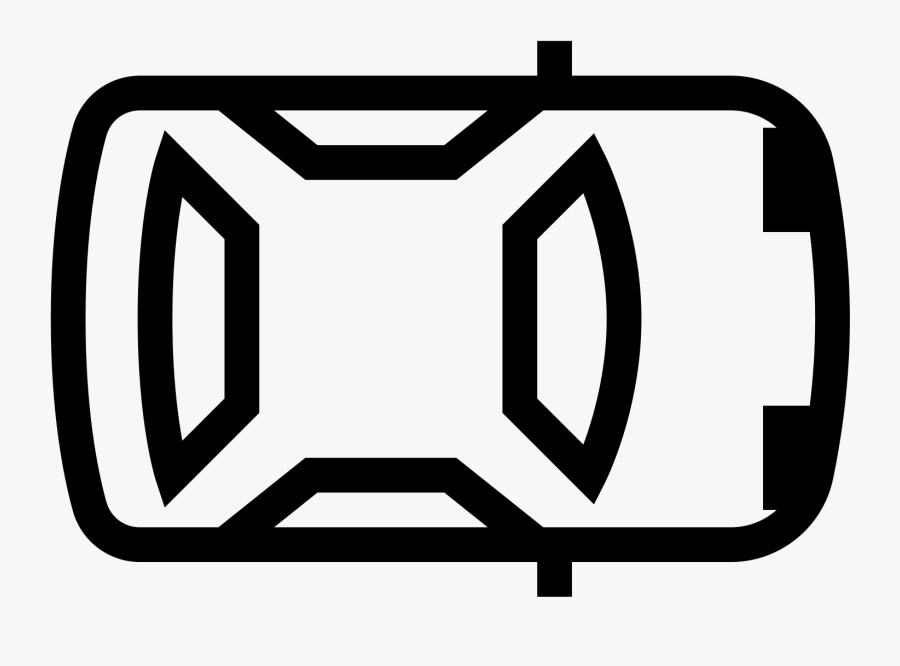 Car Top View Icon - Connected Car Counterpoint, Transparent Clipart