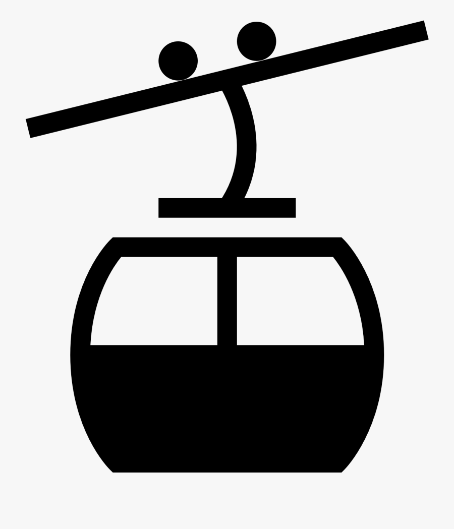 Cable Car Filled Icon - Cable Car Clipart, Transparent Clipart