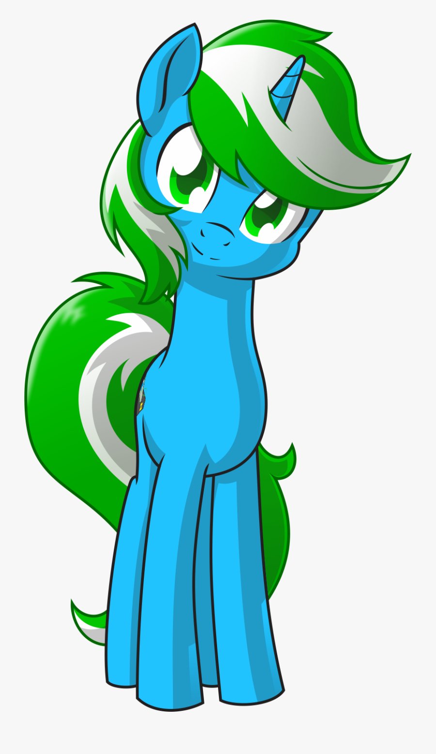 Ill-ponlooser, Cute, Green Eyes, Oc, Oc - Cartoon, Transparent Clipart