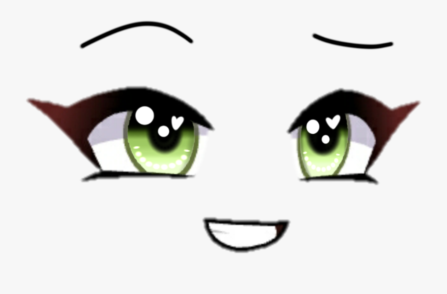 #gacha #eyes #gachalife #green #greeneyes - Gacha Edit Gacha Eyes, Transparent Clipart