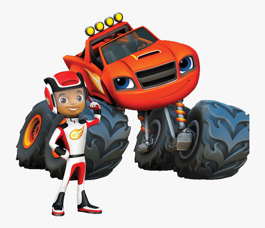 Transparent 55 Chevy Clipart - Blaze And The Monster Machines En Png, Transparent Clipart