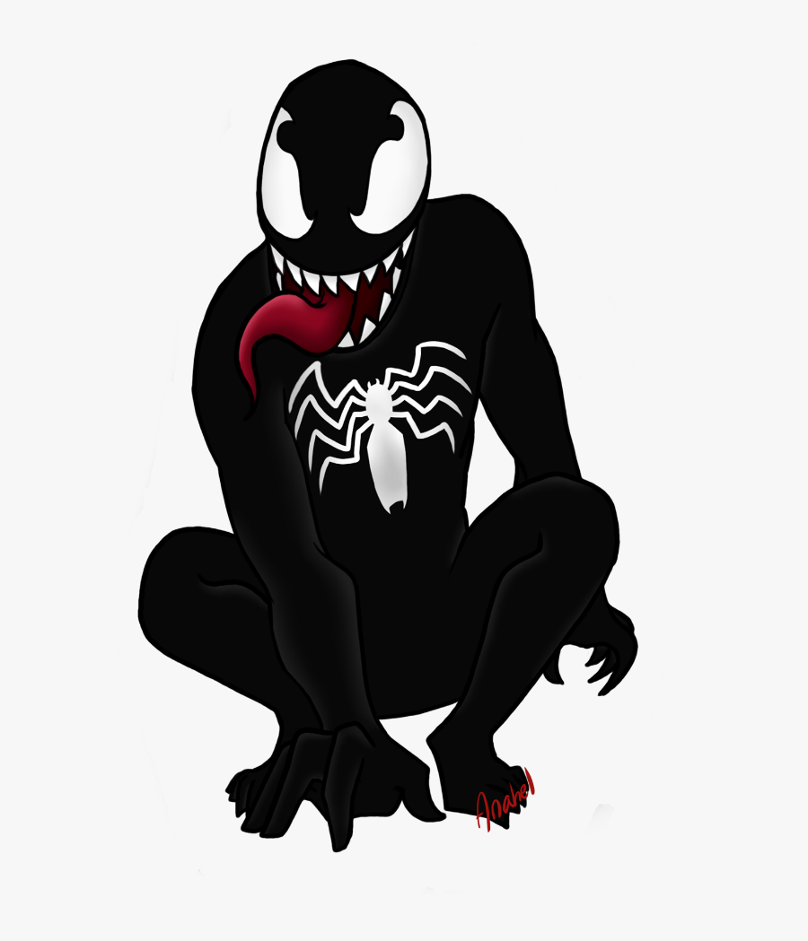 #venom #spiderman #fanart #drawing #sticker #digitalart - Illustration, Transparent Clipart