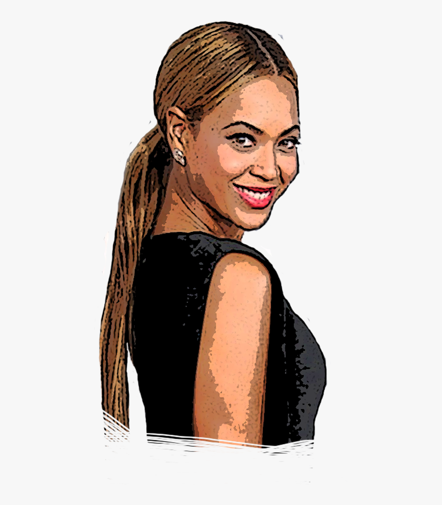Human Hair Color Hairstyle Hair Coloring Long Hair - Beyonce Illustration Png, Transparent Clipart