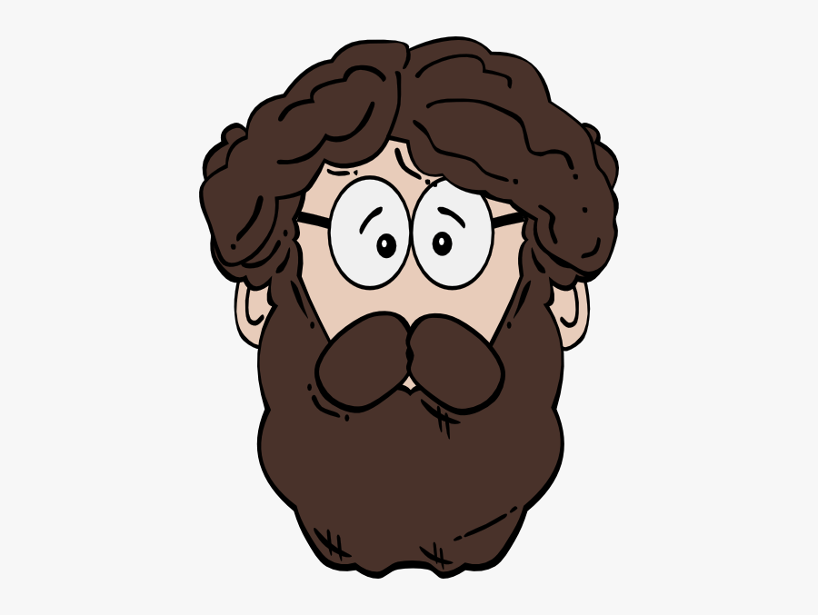 Man With Beard Clip Art At Clkercom Vector Clip Art - Man With Beard Clipart, Transparent Clipart