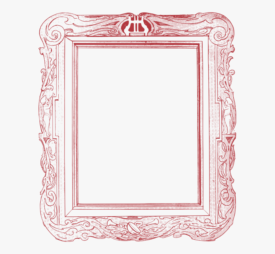 Pink,picture Frame,square, Transparent Clipart