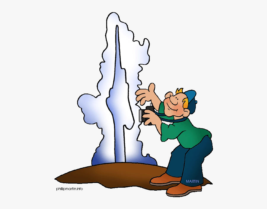 Vector Black And White Download Geyser - Yellowstone Clipart, Transparent Clipart