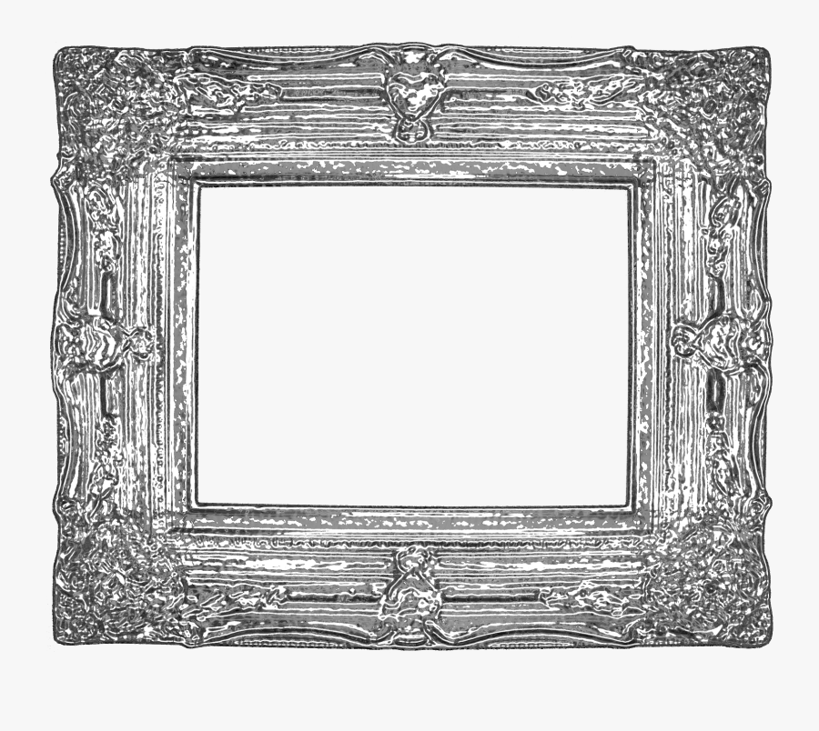 Fancy Silver Picture Frames , Free Transparent Clipart - ClipartKey