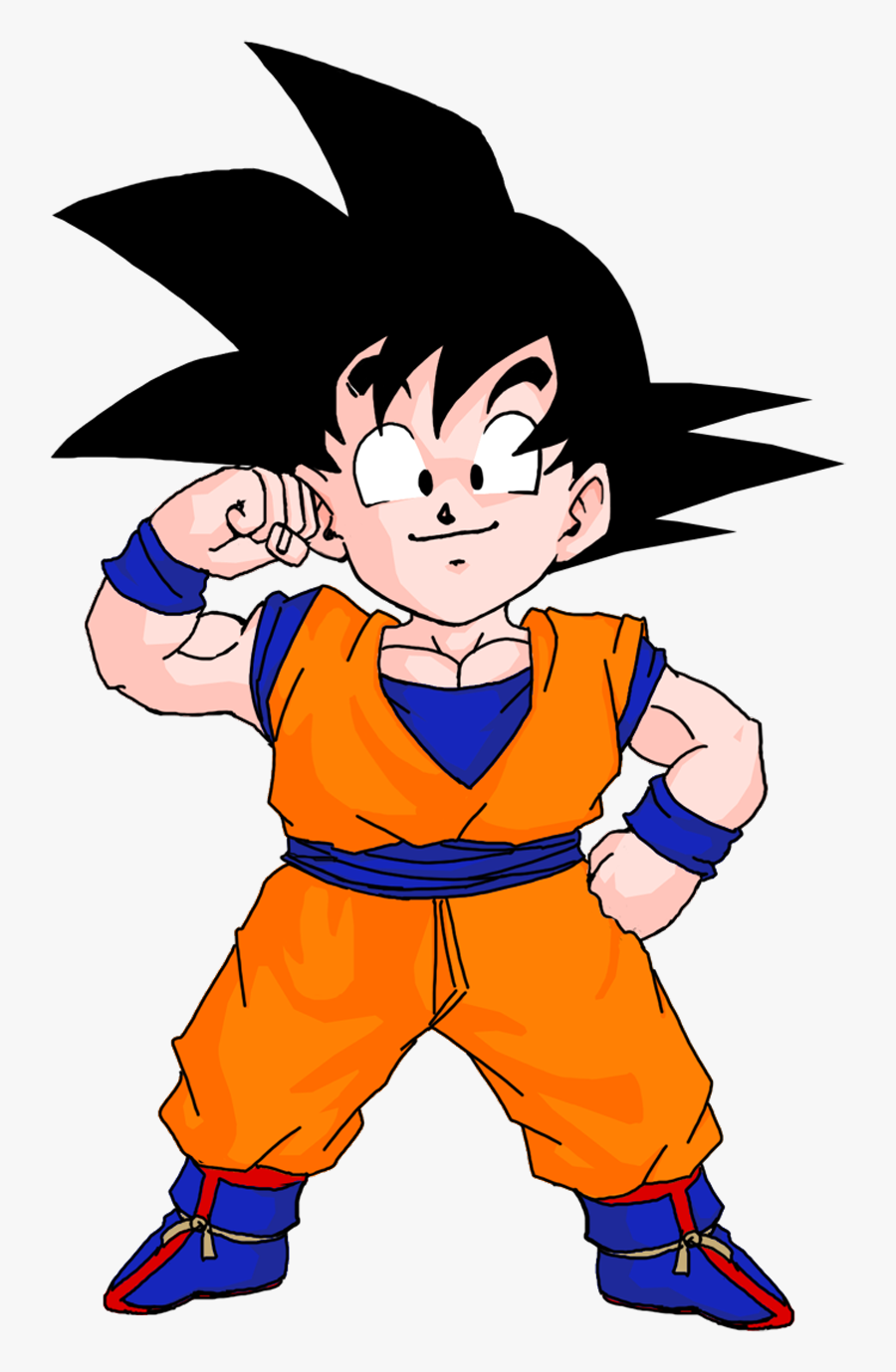 Base Form Goku, Transparent Clipart