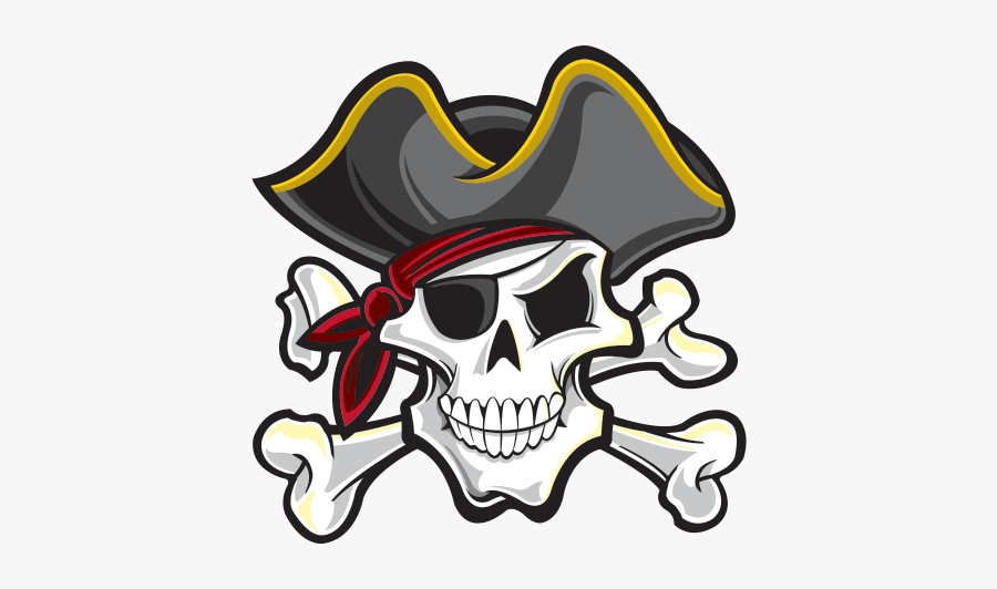 Skull & Bones Skull And Crossbones Piracy Human Skull - Grants High School Logo, Transparent Clipart