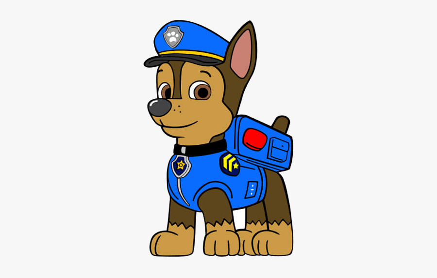 Paw Patrol Clipart Chase - Chase Paw Patrol Bilder, Transparent Clipart