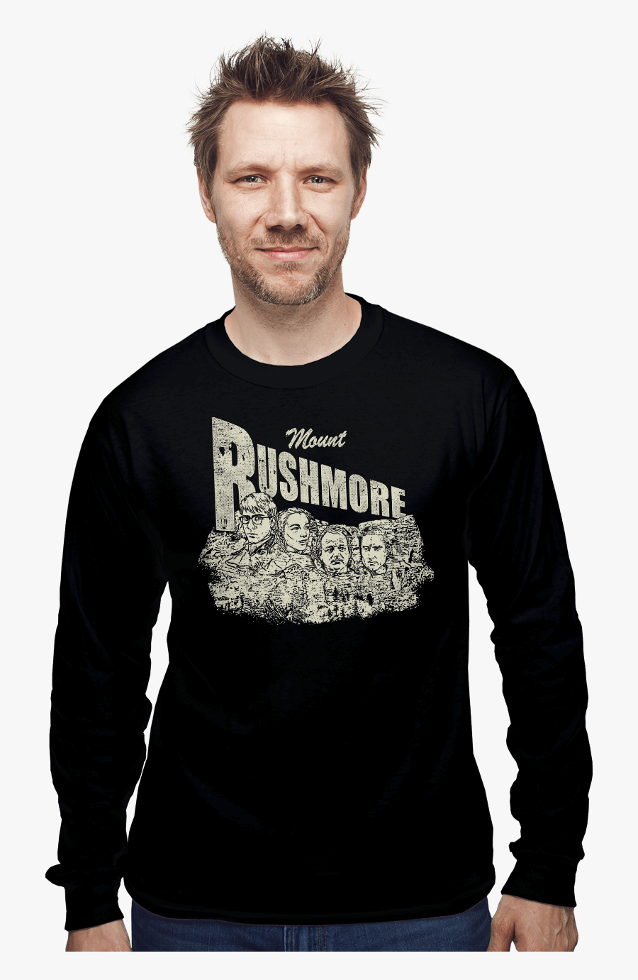 Mount Rushmore - T-shirt - Donnie And Frank Calvin And Hobbes, Transparent Clipart