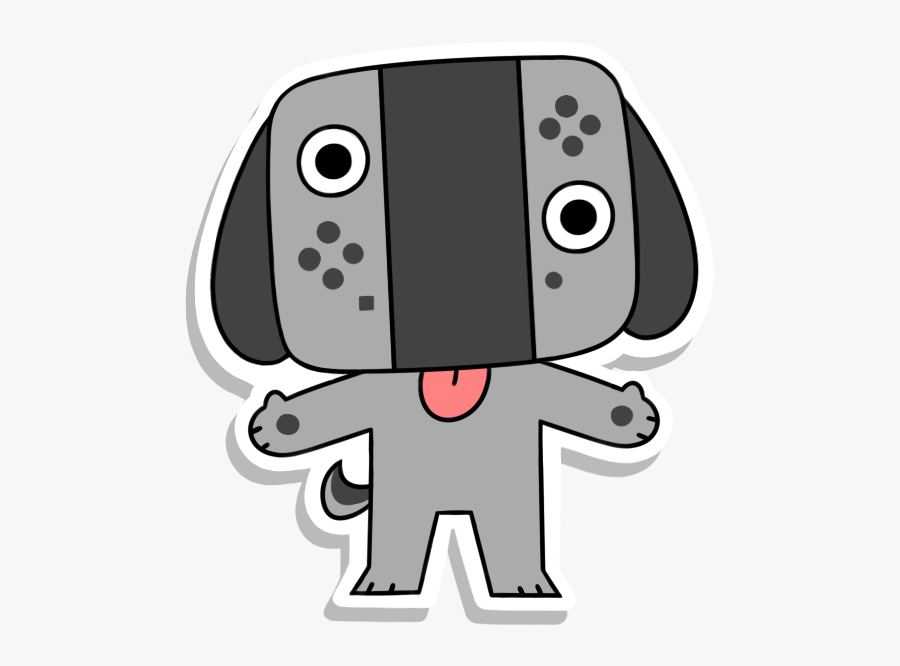 Swoof The Switch Dog Sticker - Switch Dog Png, Transparent Clipart