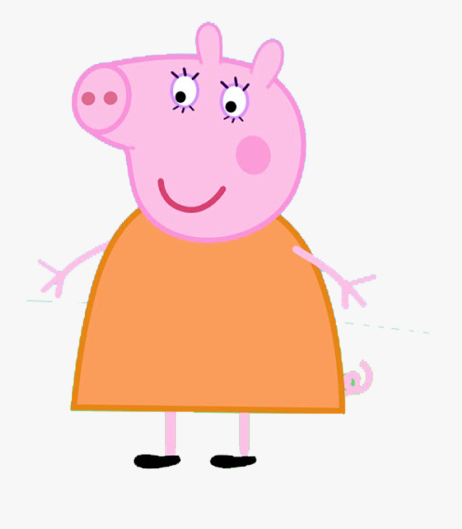 Peppa Pig Maman Pig, Transparent Clipart