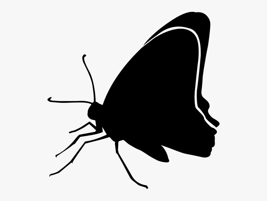 Butterfly Silhouette Graphic By Aparnastjp - Butterfly, Transparent Clipart