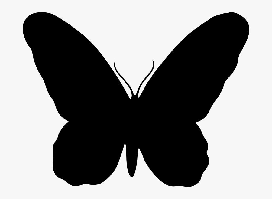 Clip Art Black Butterfly, Transparent Clipart