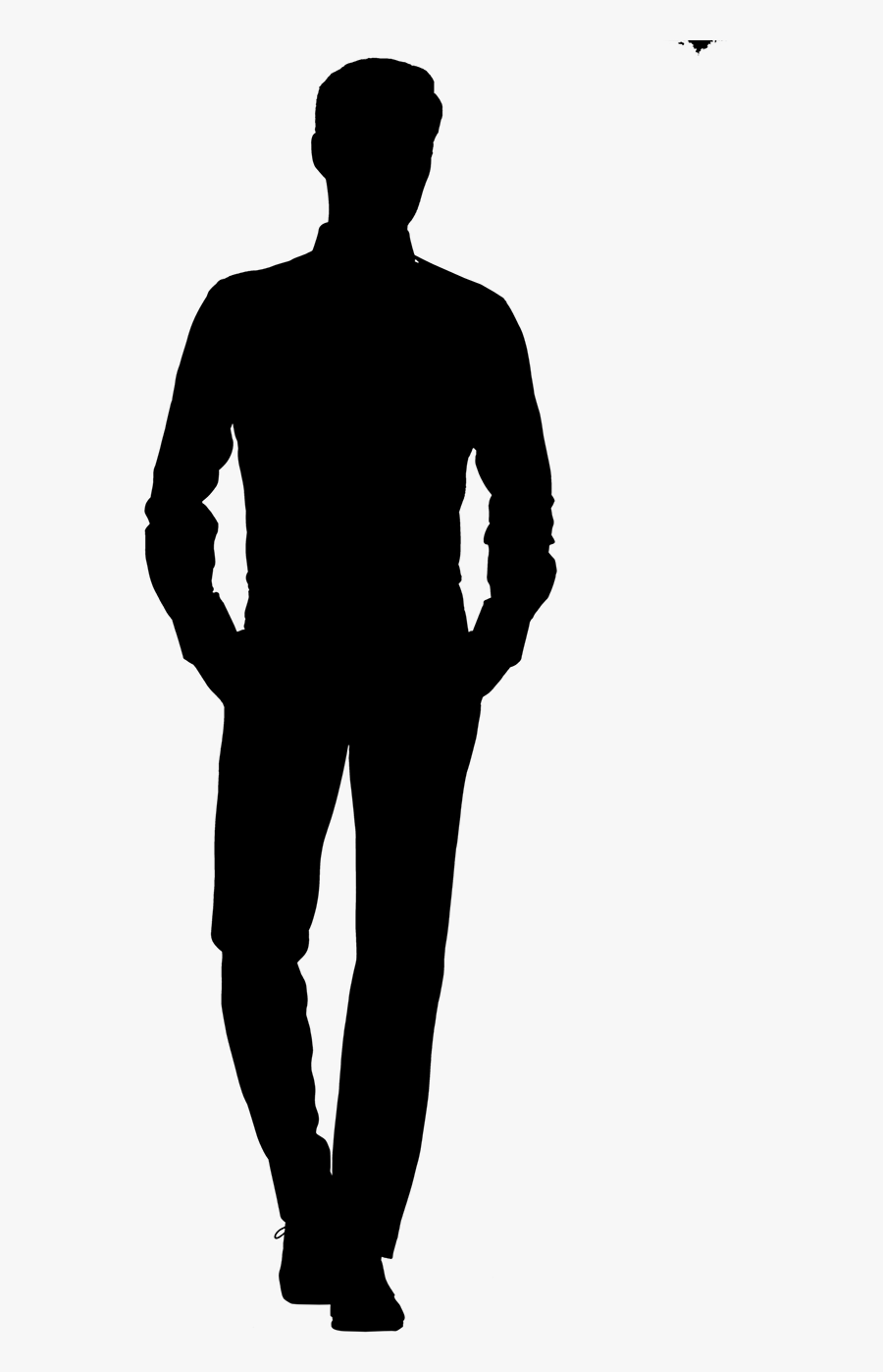 Free Person Silhouette, Download Free Clip Art, Free - Standing Man ...