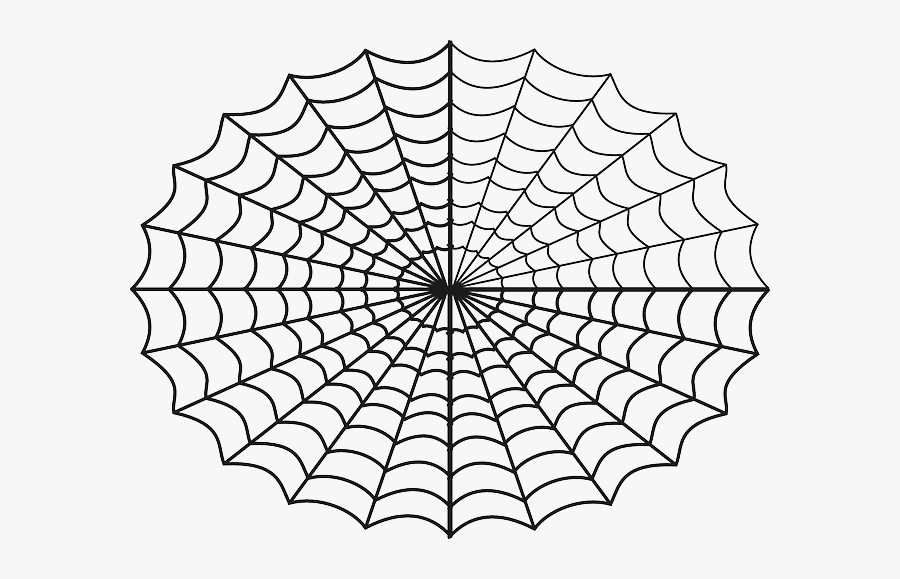 Free Printable Spider Web Coloring Pages For Kids Inside - Spider Web Clip Art, Transparent Clipart