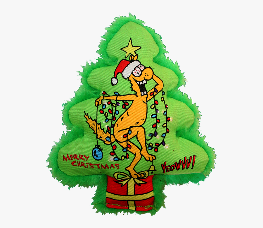 Holiday Kris Krinkle Yeowww Stuffed With Organic Catnip - Cat Toys, Transparent Clipart
