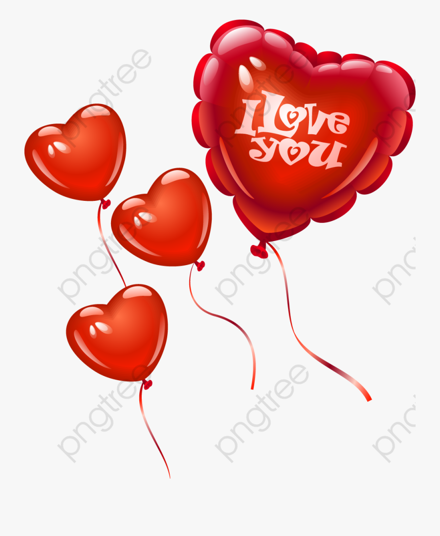 Transparent Balloon Vector Png - Heart Balloon Images Download, Transparent Clipart