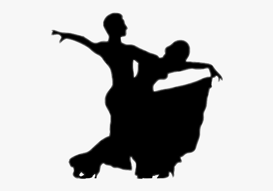 Shadows Clipart Dancer - Silhouette Ballroom Dance, Transparent Clipart