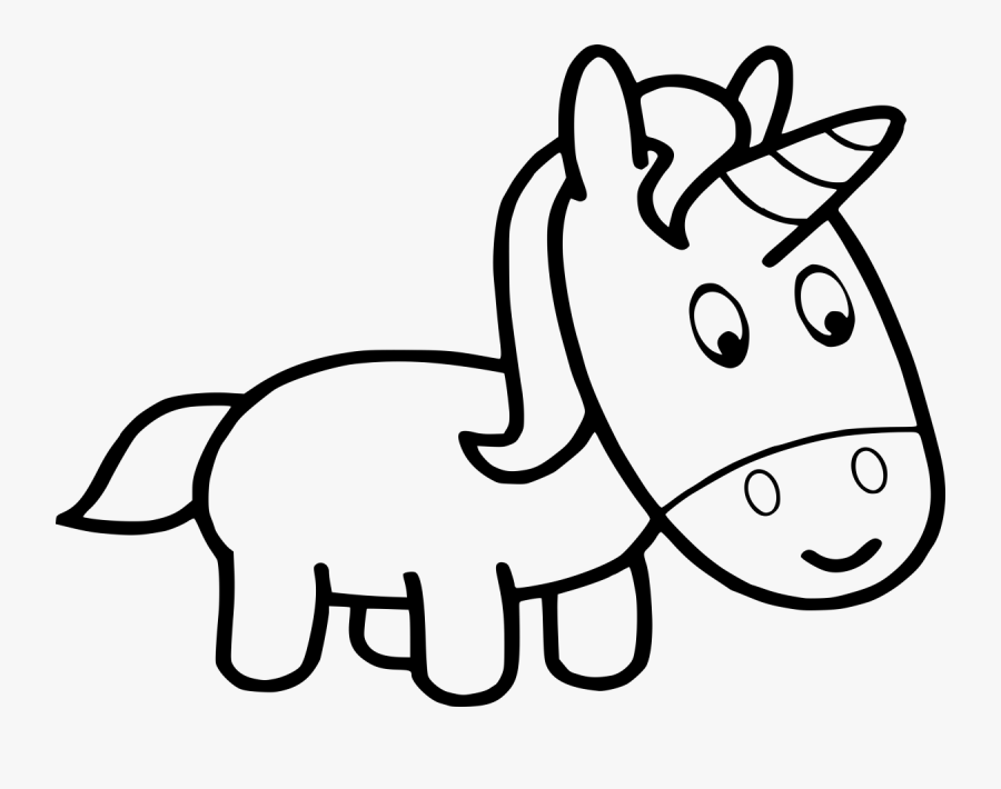 Minion Horse Coloring Page - Easy Coloring Pictures Of Horses, Transparent Clipart